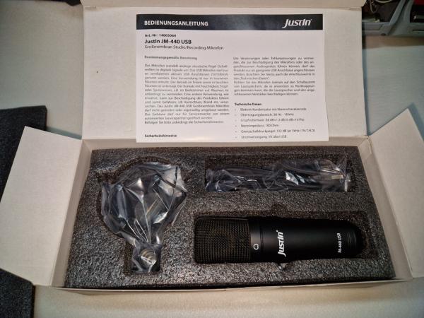 JM-440 USB  Kondensator-Mikrofon